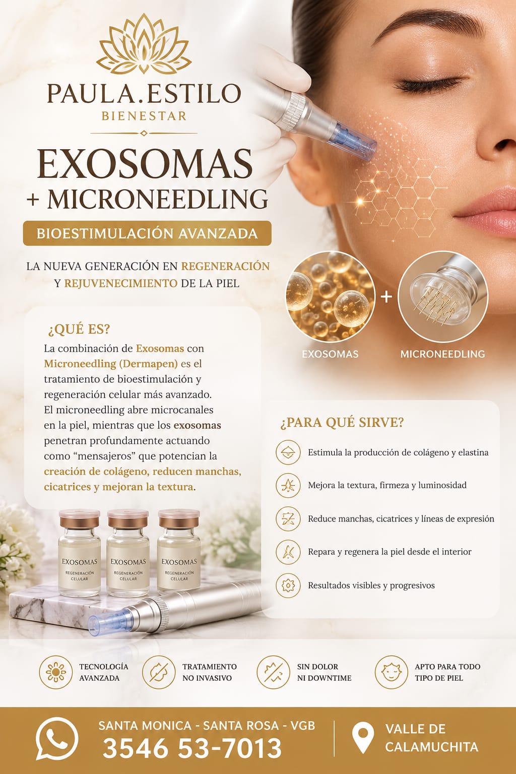 Exosomas + Microneedling
